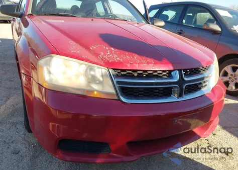 2012 Dodge Avenger Se from USA, damaged, VIN 1C3CDZAB1CN193499